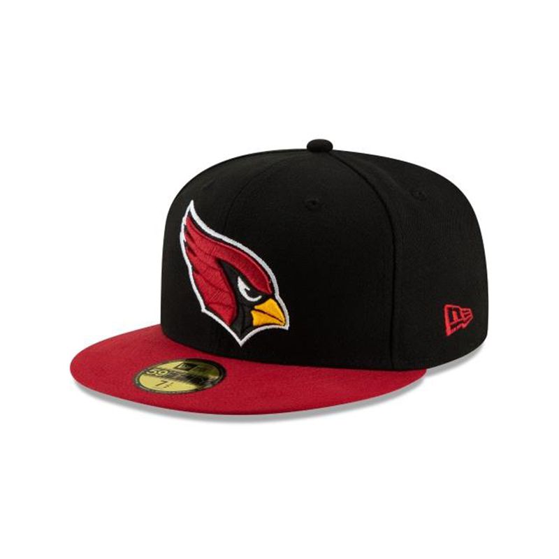 NFL Arizona Cardinals 59Fifty Fitted (ZYO0664) - Black New Era Caps